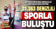 Büyükşehir sporla buluşturmaya devam ediyor. 2022’de 22 ayrı branşta 21.363 kursiyer spor yaptı