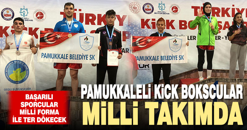 Pamukkaleli kick bokscular milli takımda