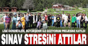 Denizlili gençler sınav stresini Büyükşehir ile attı