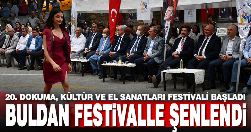 Buldan festivali renkli görüntülerle başladı