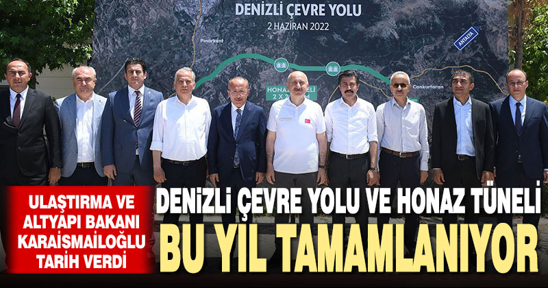 Ulaştırma ve Altyapı Bakanı Adil Karaismailoğlu tarih verdi. Çevre yolu bu yıl tamamlanıyor