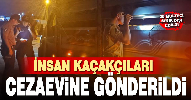 Uygulamada yakalanan 5 göçmen kaçakçısı tutuklandı