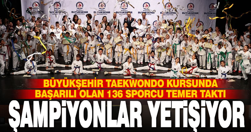 Yarının şampiyonları Büyükşehir ile yetişiyor