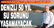 Başkan Zolan Akbaş barajı ve arıtma tesisinde incelemelerde bulundu
