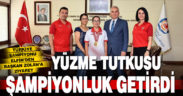Yüzebilmek için Denizli’ye taşındı, Türkiye şampiyonluğuna ulaştı