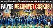 Pamukkale Üniversitesinde mezuniyet coşkusu