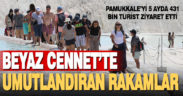 Pamukkale’ye 2022’nin ilk 5 ayında 431 bin turist geldi