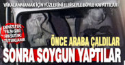 Çaldıkları araçla hırsızlık yapan hırsızlar yakalandı