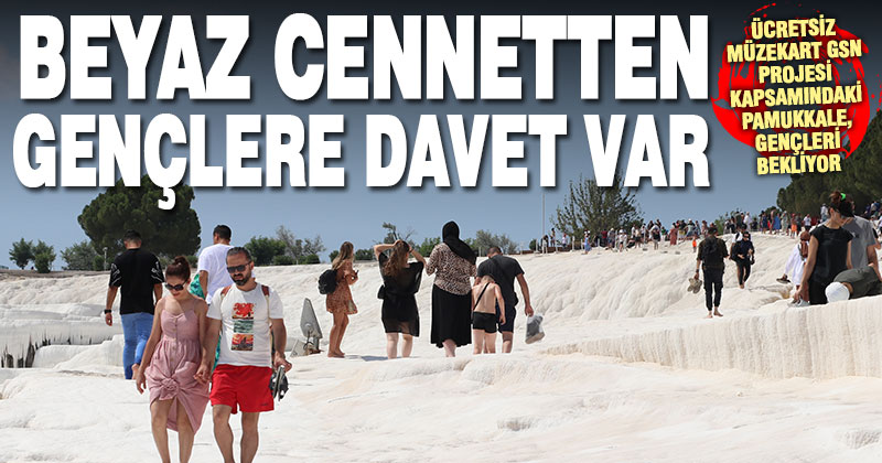 Müzeleri ücretsiz gezme imkanı sunulan gençlere Pamukkale daveti