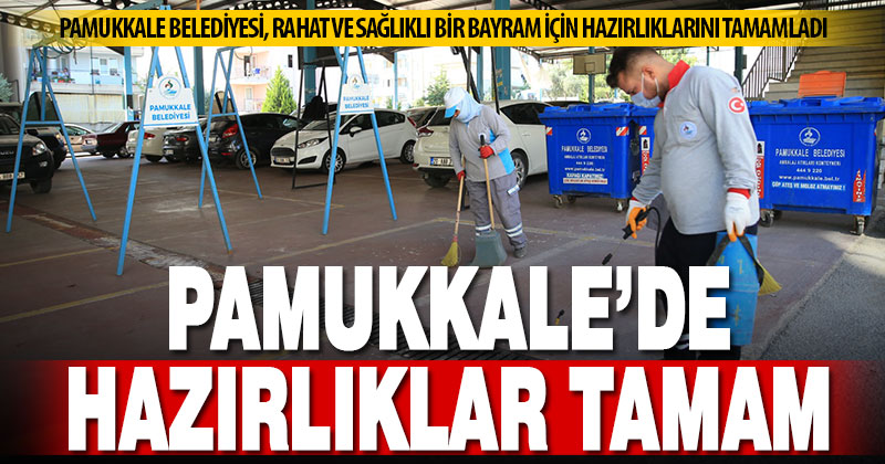 Pamukkale Kurban Bayramına hazır