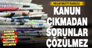 Basın bayramında meslek temsilcileri, ‘kanuna’ dikkat çekti