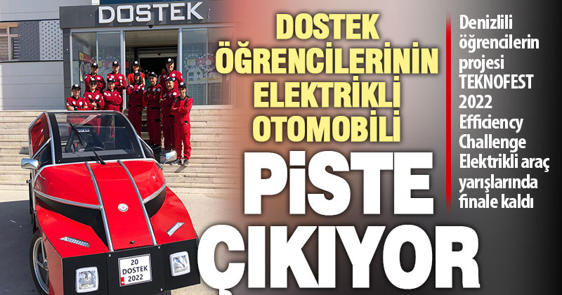 Denizlili öğrencilerin projesi TEKNOFEST’te finalde piste çıkıyor