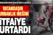 Denizli’de kuyuya düşen ineği itfaiye ekipleri kurtardı