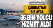 Çardak Havalimanı uçuş istatistikleri açıklandı