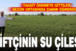 Taksit ödemeye giden çiftçi, sezon ortasında DSİ’nin zammını öğrendi, isyan etti