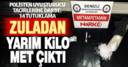 Polisten uyuşturucu tacirlerine darbe: 14 tutuklama