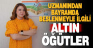 Uzmanından bayramda beslenme uyarısı