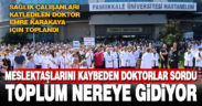 Denizli’de sağlık çalışanları öldürülen Emre Karakaya için toplandı