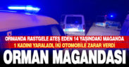 Koluna saçma isabet eden kadın yaralandı
