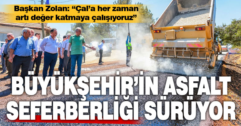 Büyükşehir’in asfalt seferberliği sürüyor
