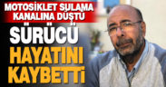 Denizli’de kanala düşen motosikletin sürücüsü hayatını kaybetti