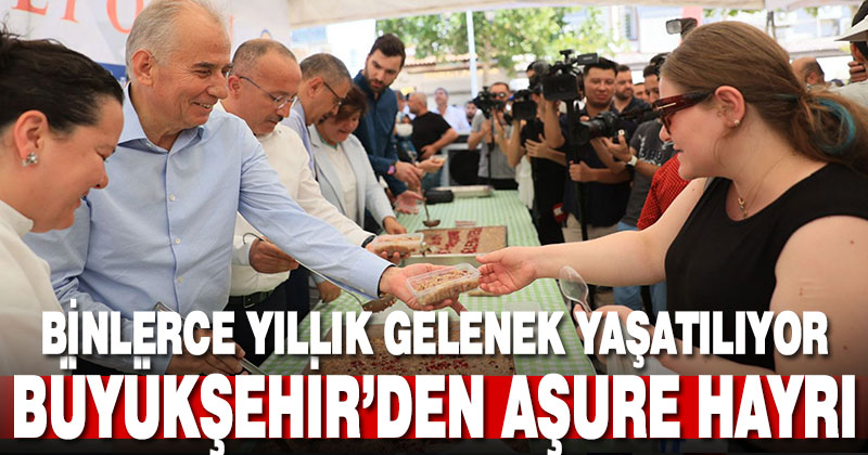 Denizlililer Büyükşehir’in geleneksel aşure hayrında buluştu
