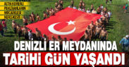Denizli er meydanında pehlivanların mücadelesi nefes kesti