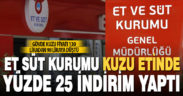 Et Süt Kurumu kuzu etinde yüzde 25 indirim yaptı