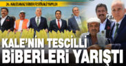 26. Kaledavaz Biber Festivali yapıldı, biberler yarıştı