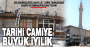 Tarihi camiye kene gibi yapışan barakalar yıkılıyor