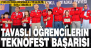 Tavas Gazi İlkokulu öğrencilerine Teknofest’ten ödül