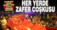 Denizli’de 30 Ağustos Zafer Bayramı dolayısıyla fener alayı düzenlendi