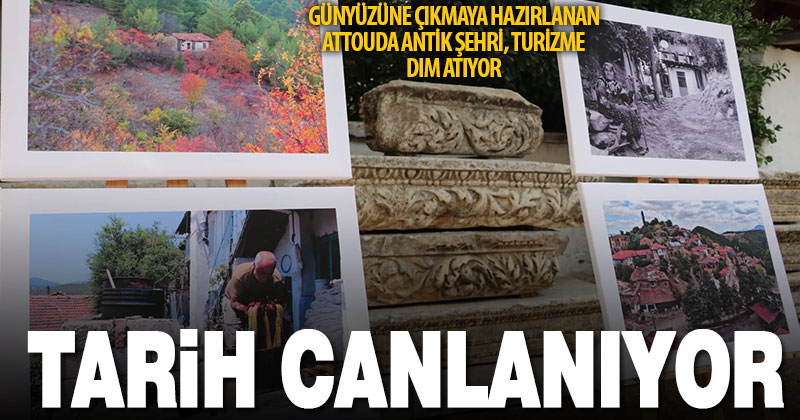Yüzey araştırmasının sürdüğü antik şehirde sergi açıldı
