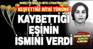 Vefat eden eşinin adı, keşfettiği yeni bitki türünde yaşayacak
