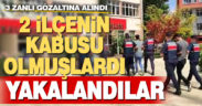 Jandarmadan hırsızlık operasyonu: 3 gözaltı