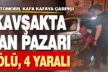 Denizli’de iki otomobilin çarpıştığı kazada 1 kişi öldü, 4 kişi yaralandı