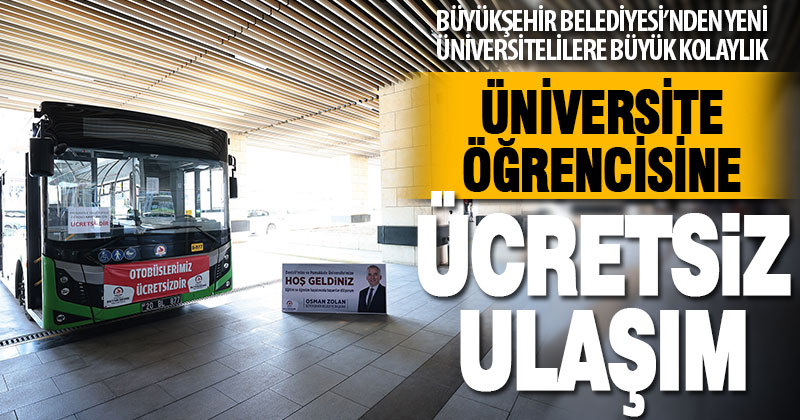 Büyükşehir’den PAÜ’yü kazanan öğrencilere ulaşım kolaylığı