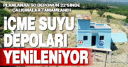 Büyükşehir DESKİ içme suyu depolarını yeniliyor