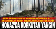 Honaz’da ormanda çıkan yangın söndürüldü