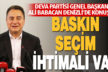 DEVA Partisi Genel Başkanı Babacan, Denizli’de gazetecilerle buluştu, ‘Baskın seçim’ sorusuna; “ihtimali var” yanıtını verdi.