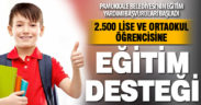 Pamukkale Belediyesi’nin eğitim yardımı başvuruları başladı