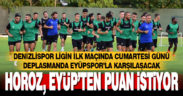 Horoz ilk maçtan puan almak istiyor