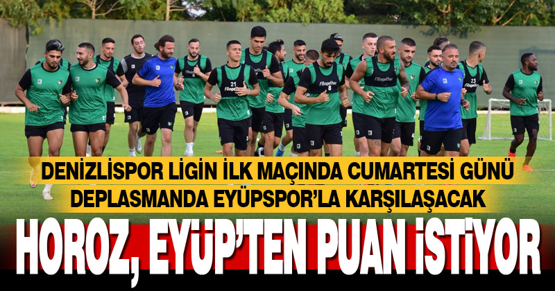 Horoz ilk maçtan puan almak istiyor