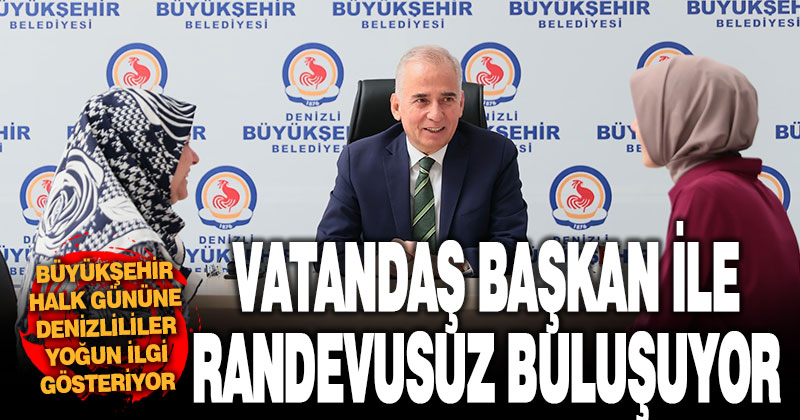 Başkan Osman Zolan’la halk gününe yoğun ilgi