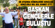 Başkan Zolan gençlerle kampta buluştu