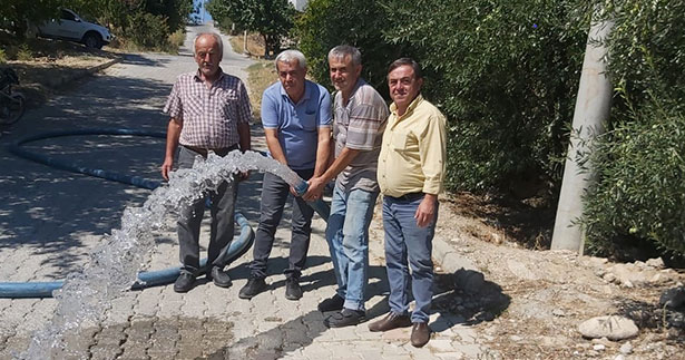 Yenicekentli üreticilere tarımsal sulama desteği