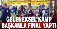 Başkan Zolan Cankurtaran yaz kampı finalinde kadınlarla buluştu
