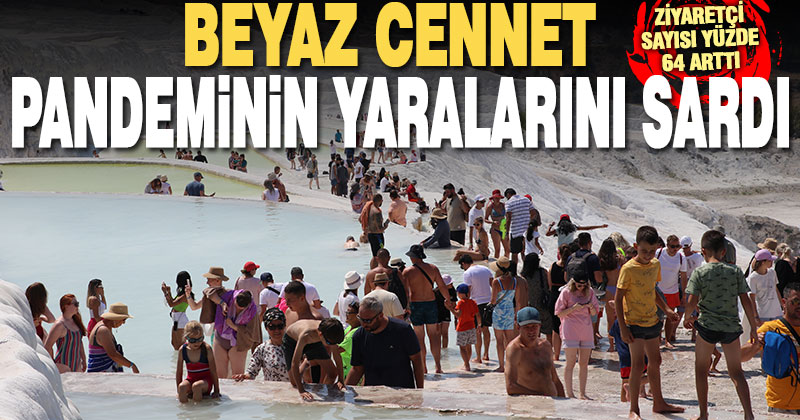 Pamukkale’nin ziyaretçi sayısında yüzde 64’lük artış