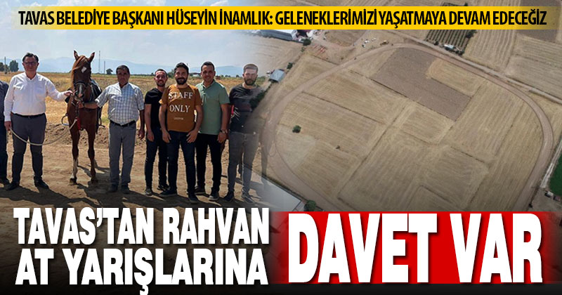 Tavas’tan rahvan at yarışlarına davet