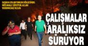 Başkan Zolan, yangın bölgesinde çalışmaları inceledi